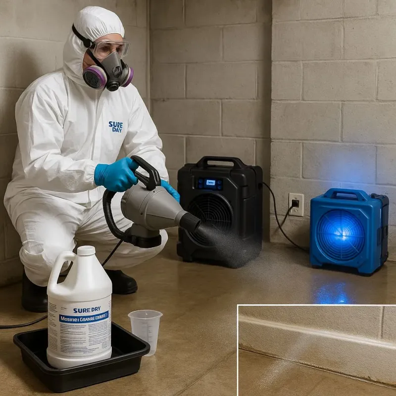 Sanitization and Odor Removal process in New Port Richey, FL